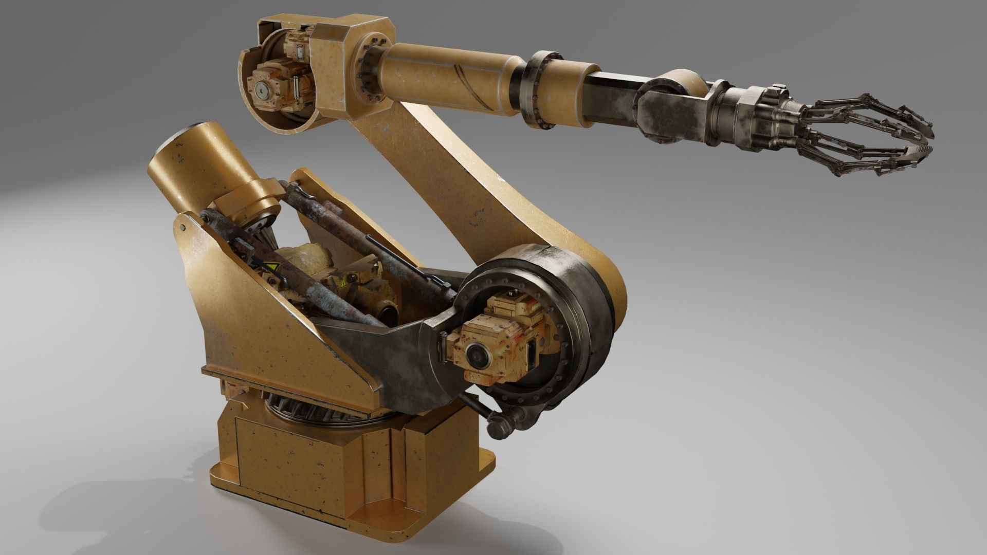 Industrial Arm 3D model_3