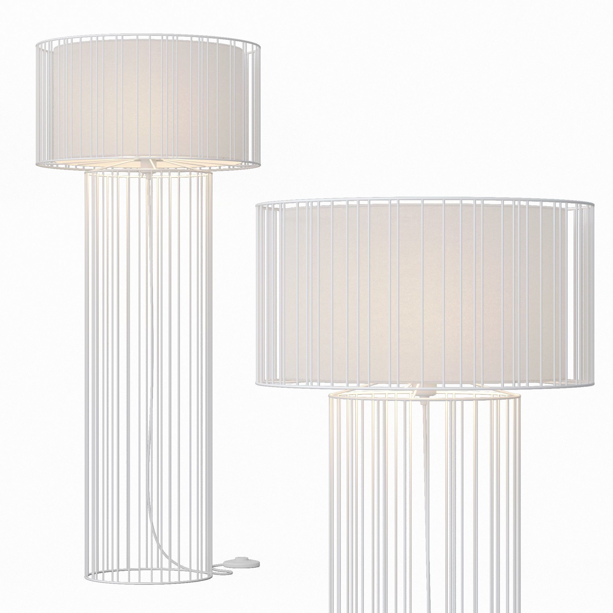 Floor lamp Faro Barcelona LINDA 3D model_3