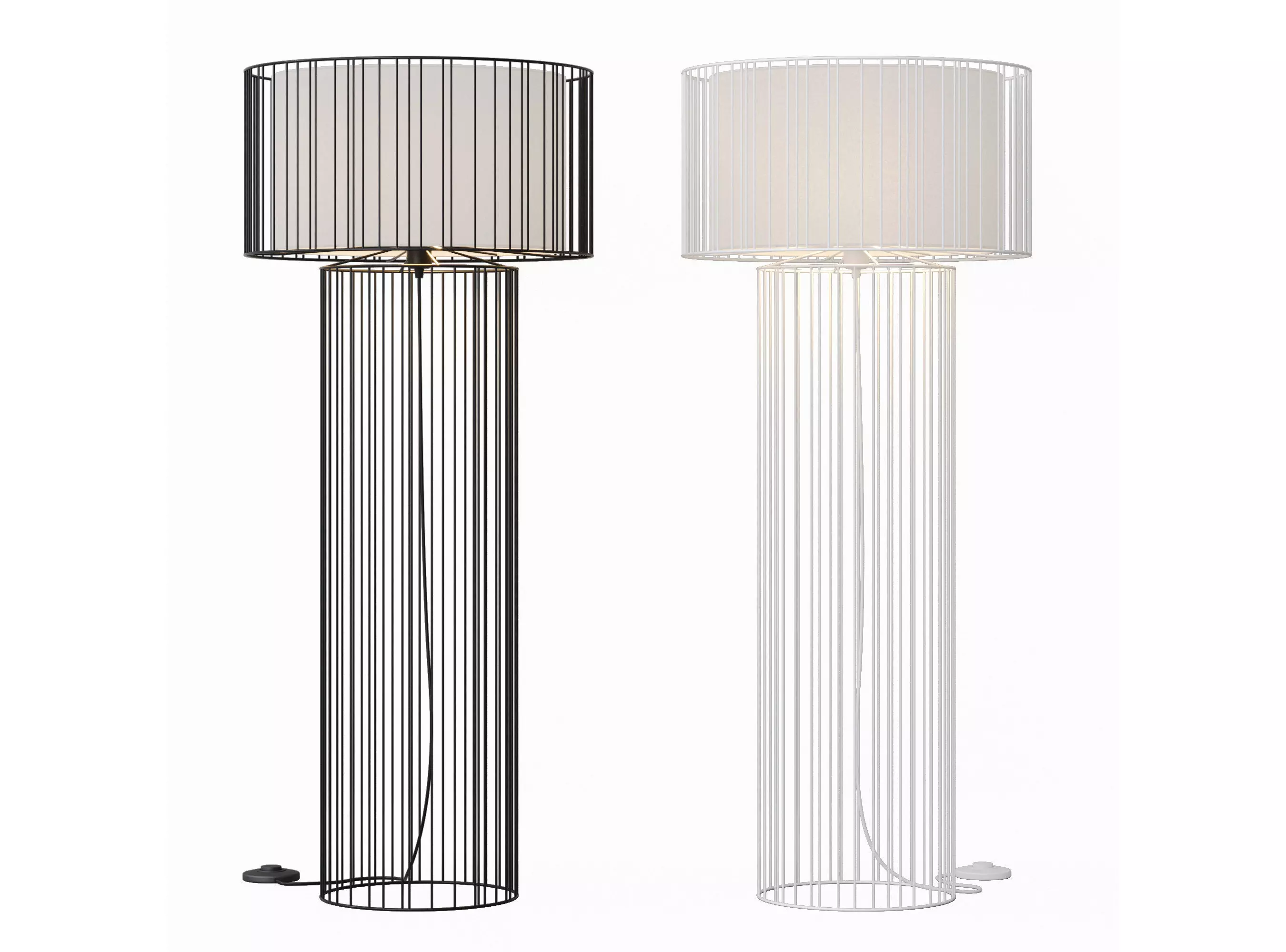 Floor lamp Faro Barcelona LINDA 3D model_0