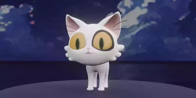 Daijin - Suzume no Tojimari Low-poly 3D model