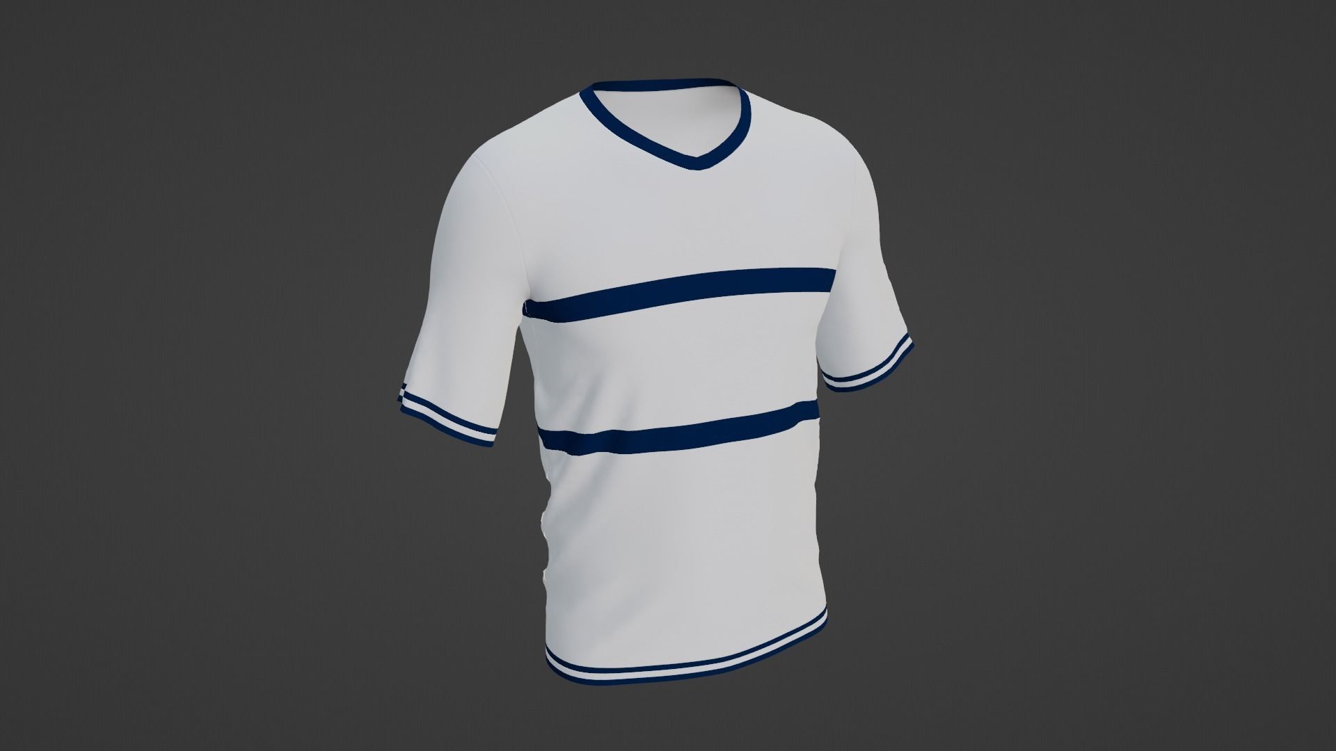T-shirt Low-poly 3D model_1