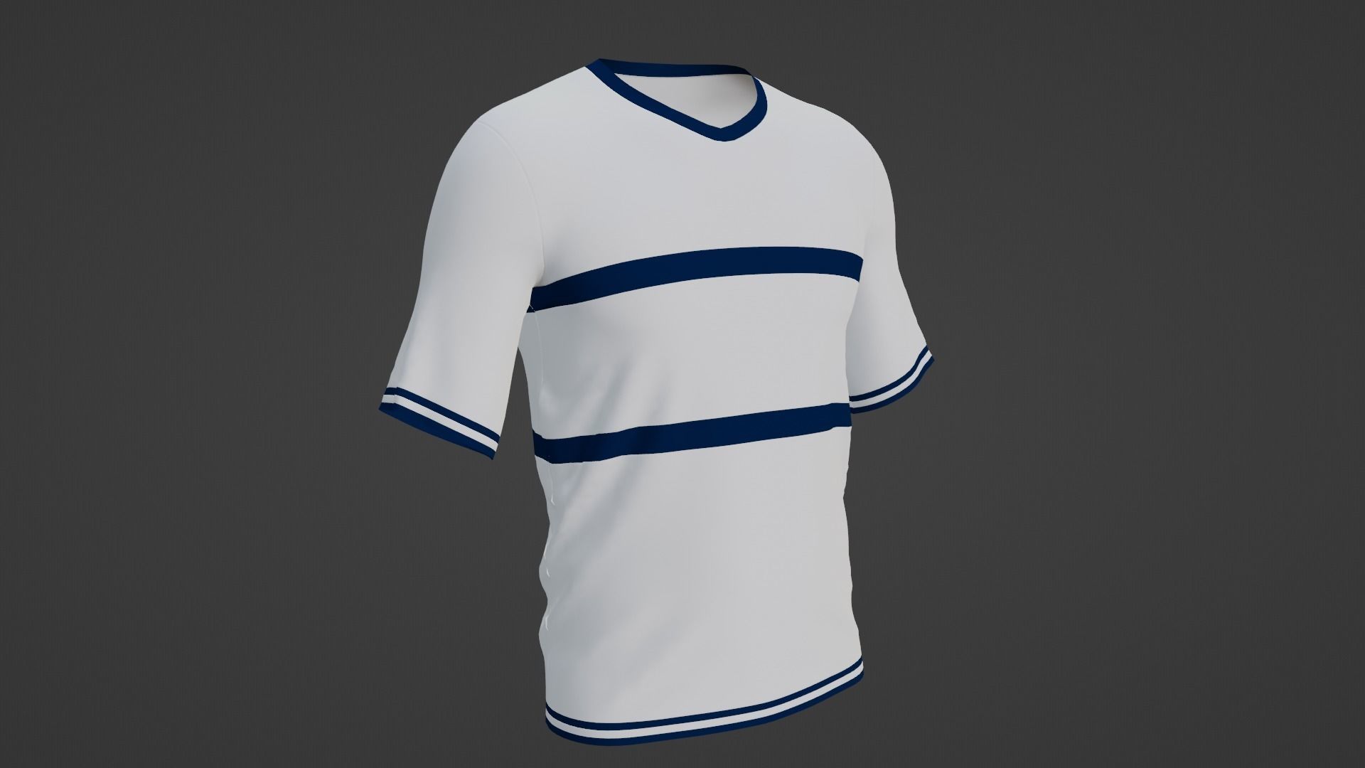 T-shirt Low-poly 3D model_4