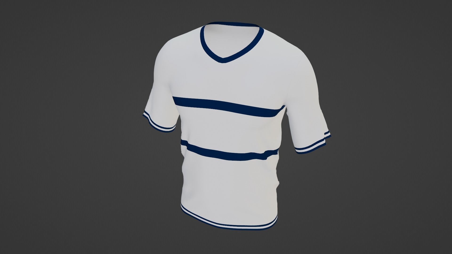 T-shirt Low-poly 3D model_7