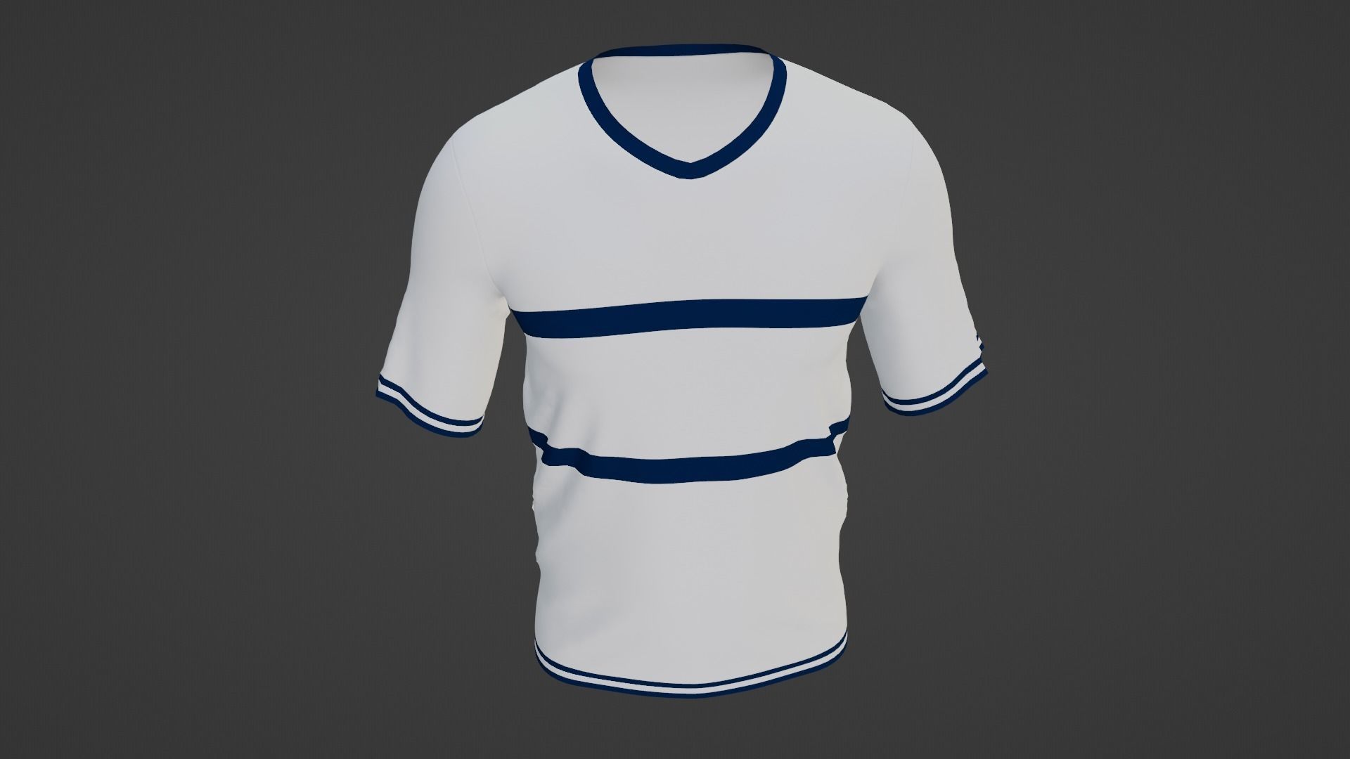 T-shirt Low-poly 3D model_8