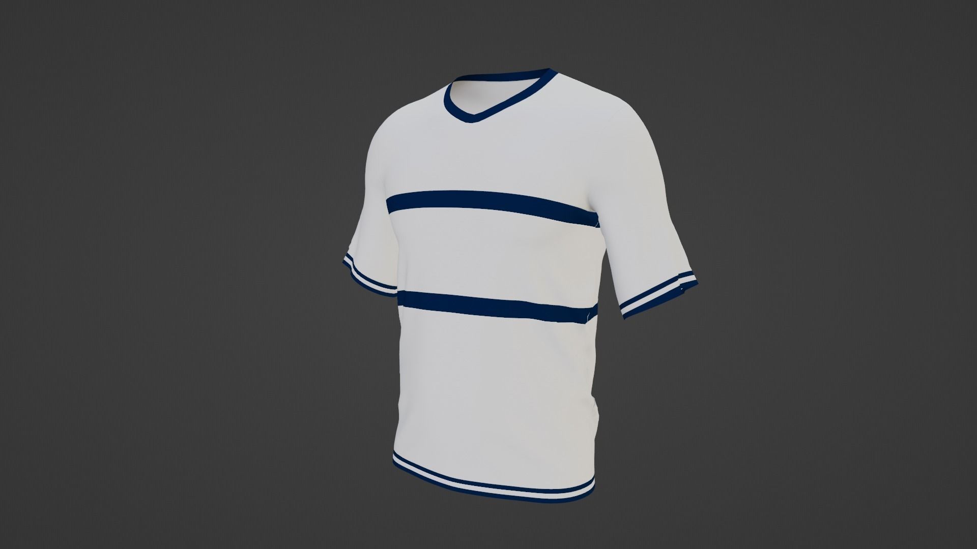 T-shirt Low-poly 3D model_5