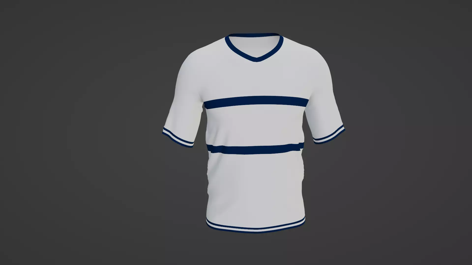 T-shirt Low-poly 3D model_0