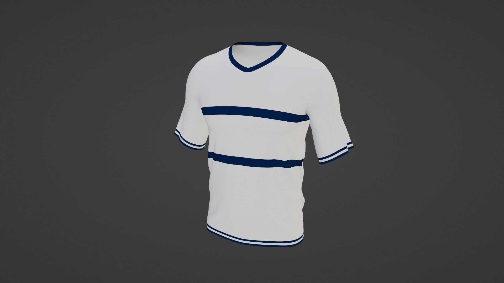 T-shirt Low-poly 3D model_2