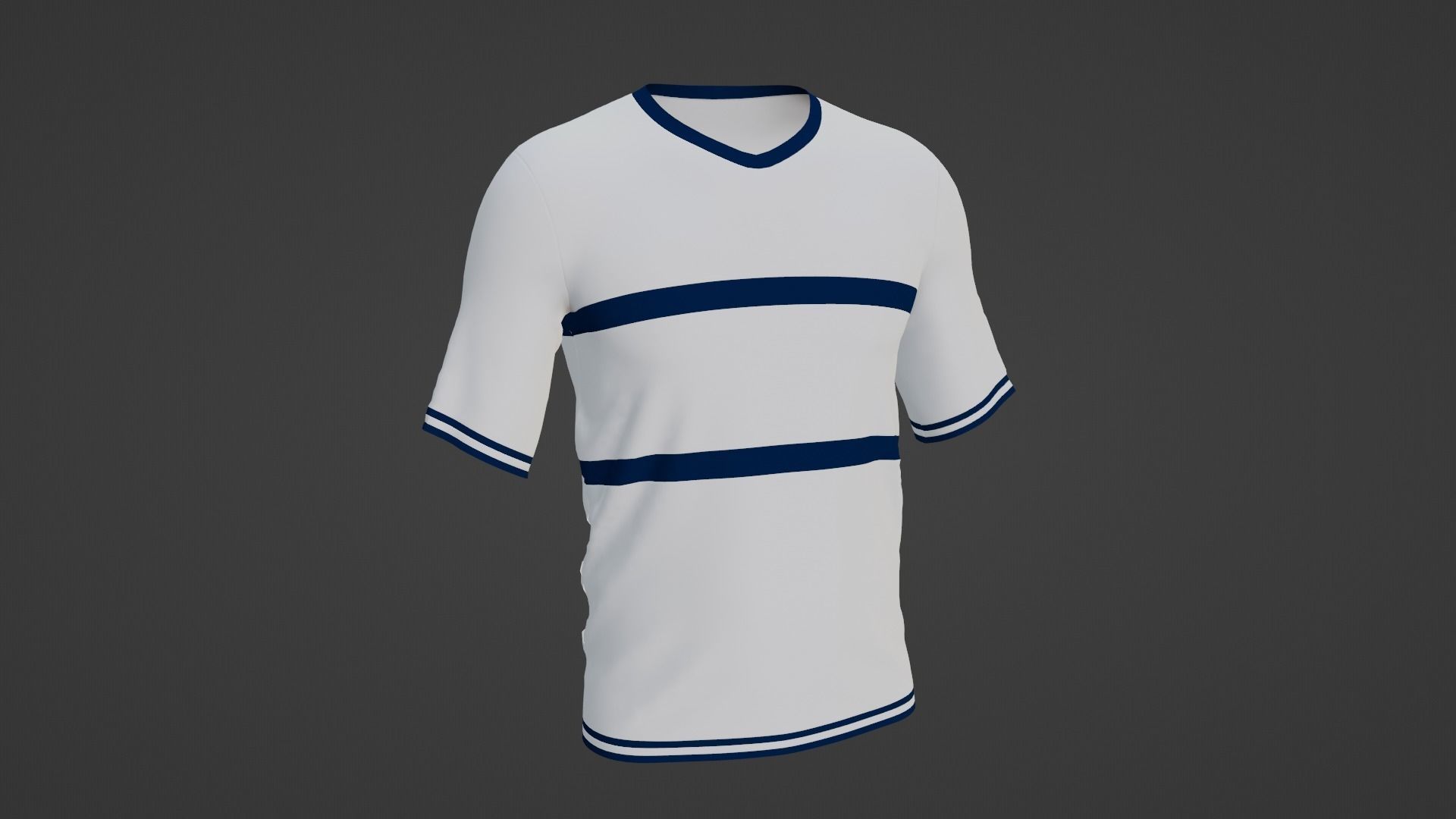T-shirt Low-poly 3D model_9