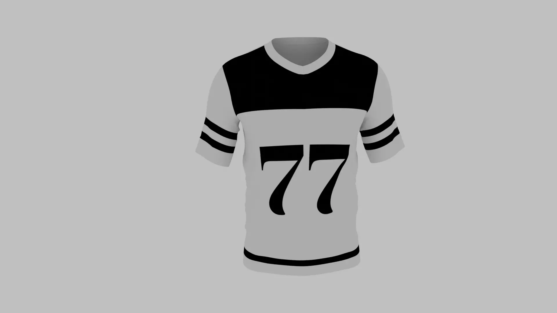 Soccer Uniform Low-poly 3D model_0