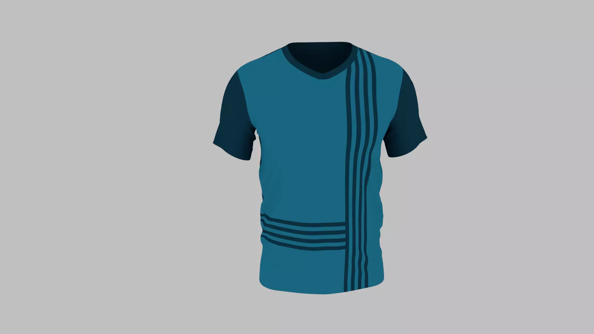 T-shirt Low-poly 3D model_0