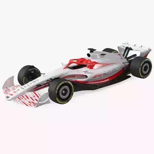 Formula 1 2022 White Livery Rigged