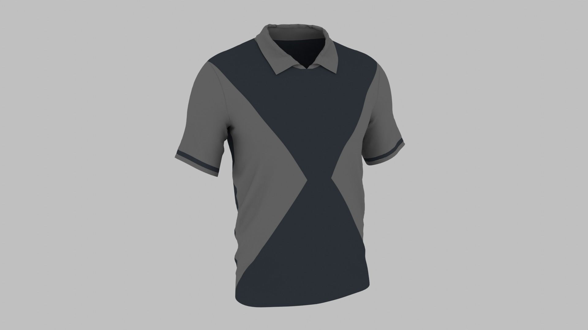 T-shirt Low-poly 3D model_9