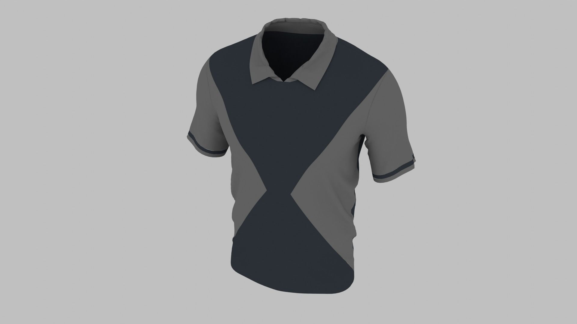 T-shirt Low-poly 3D model_7