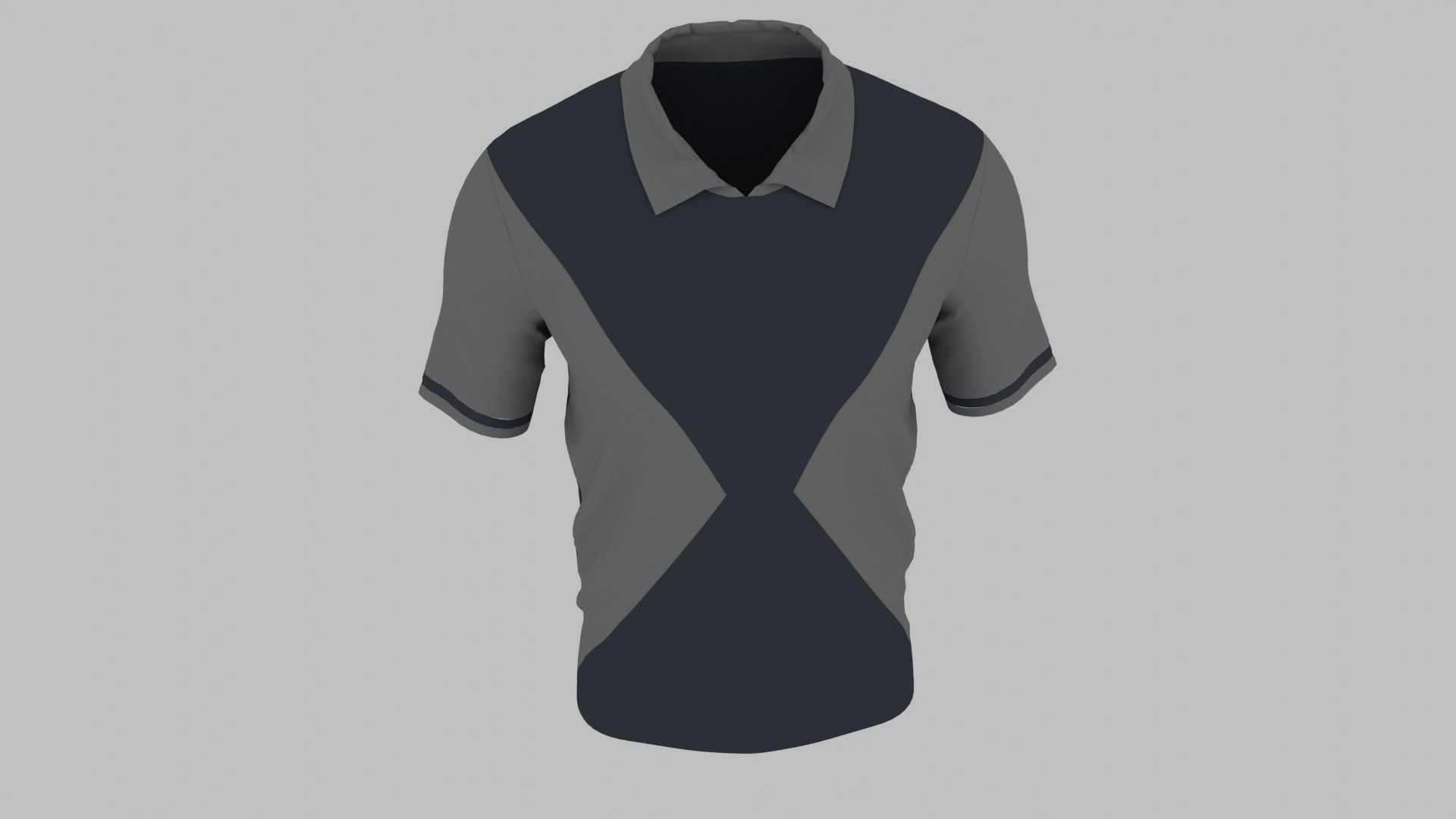 T-shirt Low-poly 3D model_8