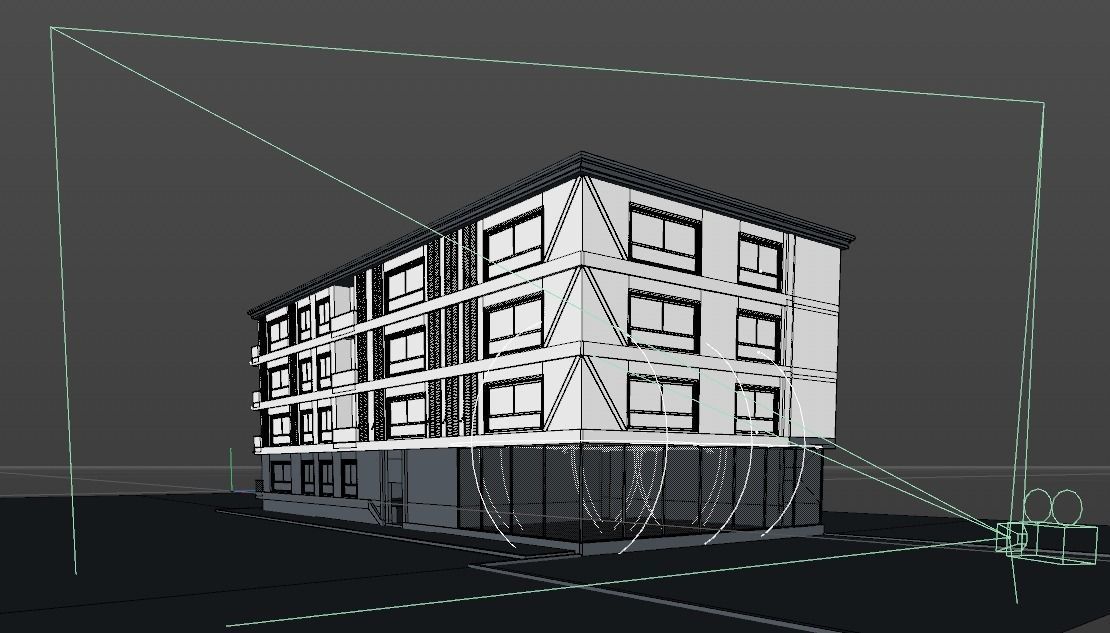 Office Building 3D model_1