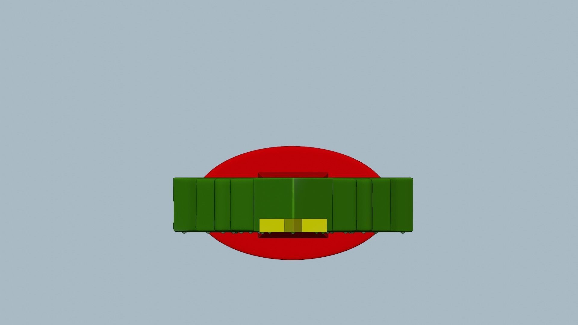 CHRISTMAS TREE WITH SHELF 3D print model_7