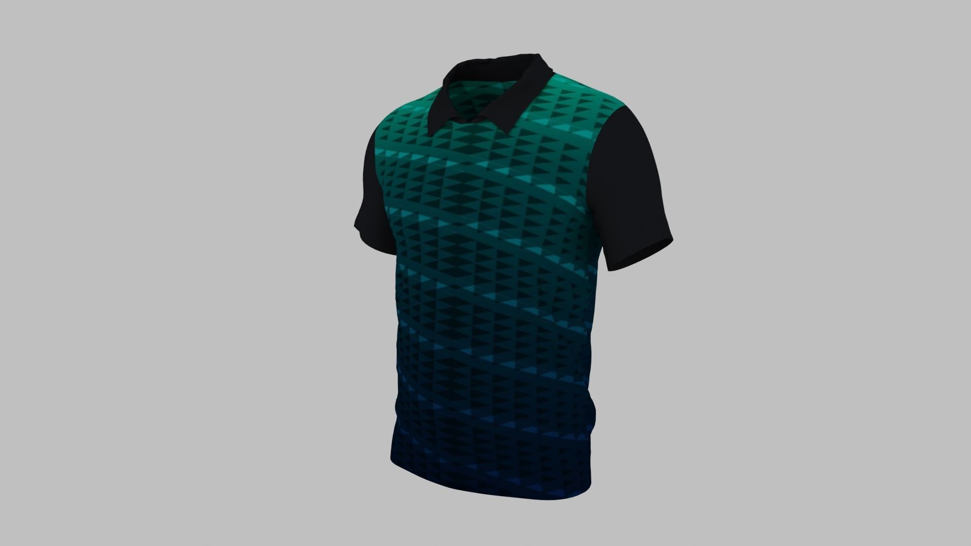 T-shirt Low-poly 3D model_5