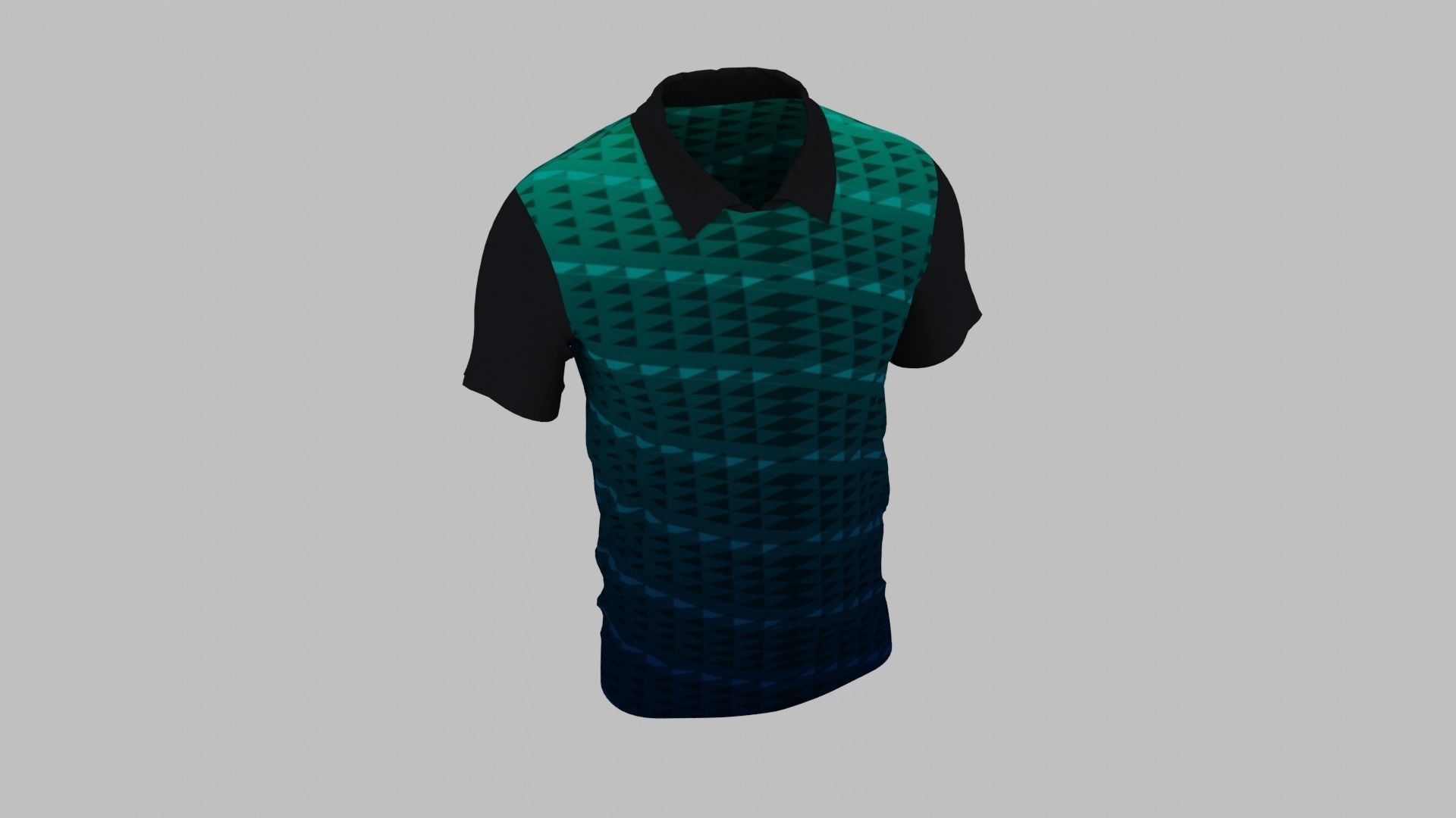 T-shirt Low-poly 3D model_6