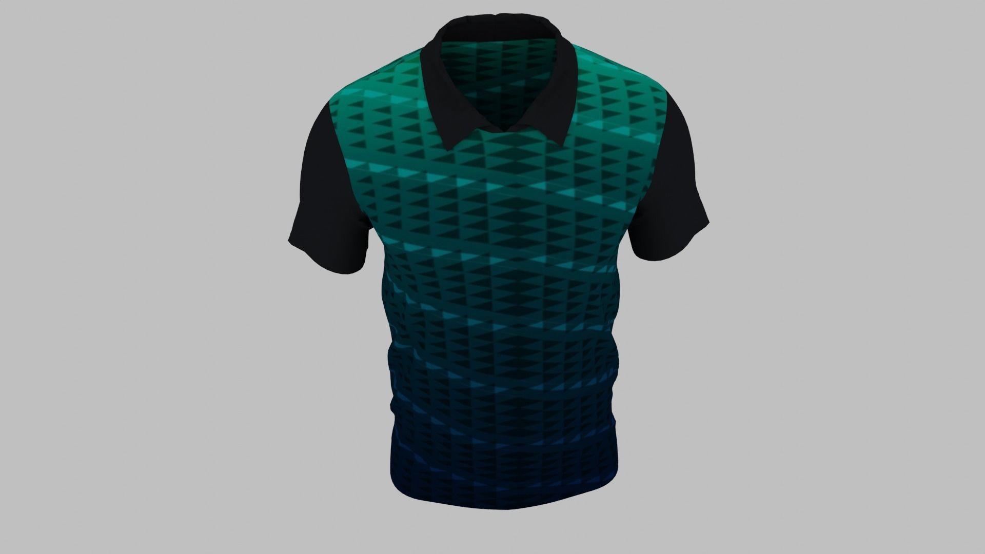 T-shirt Low-poly 3D model_8