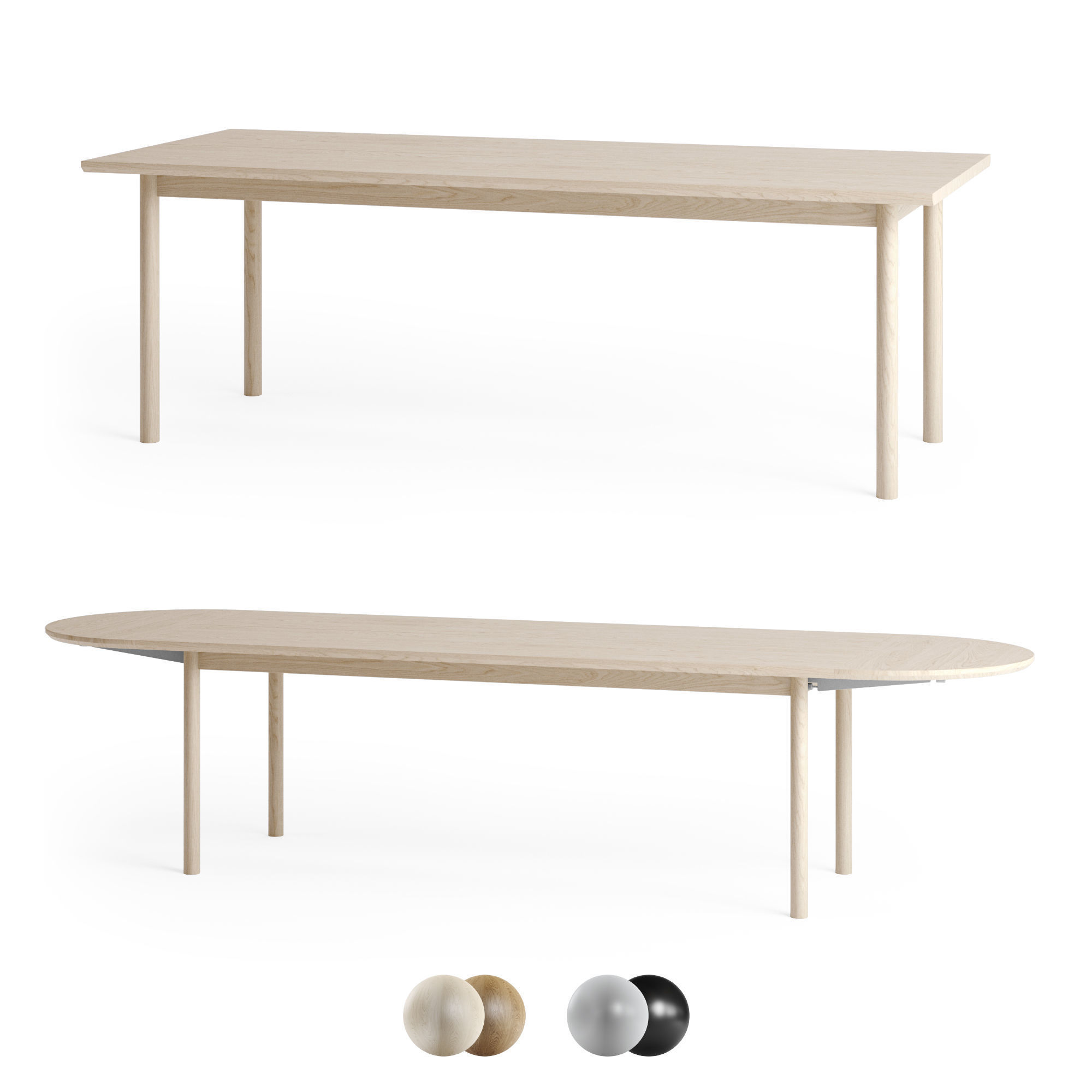 Bolia Dining Table Track1 3D model_4