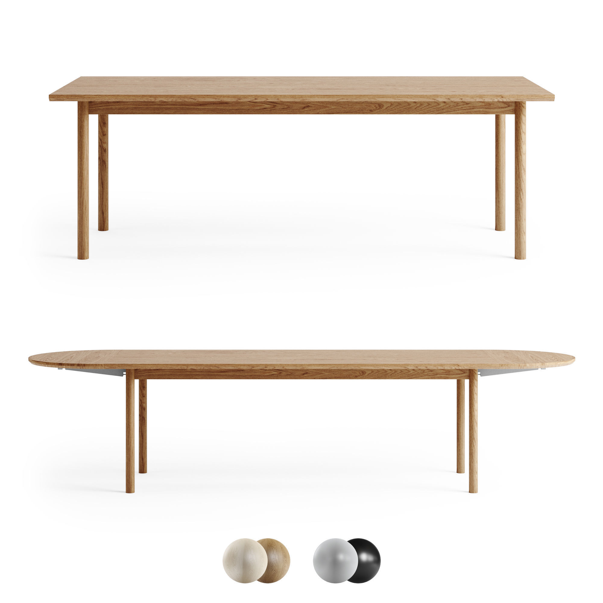 Bolia Dining Table Track1 3D model_7