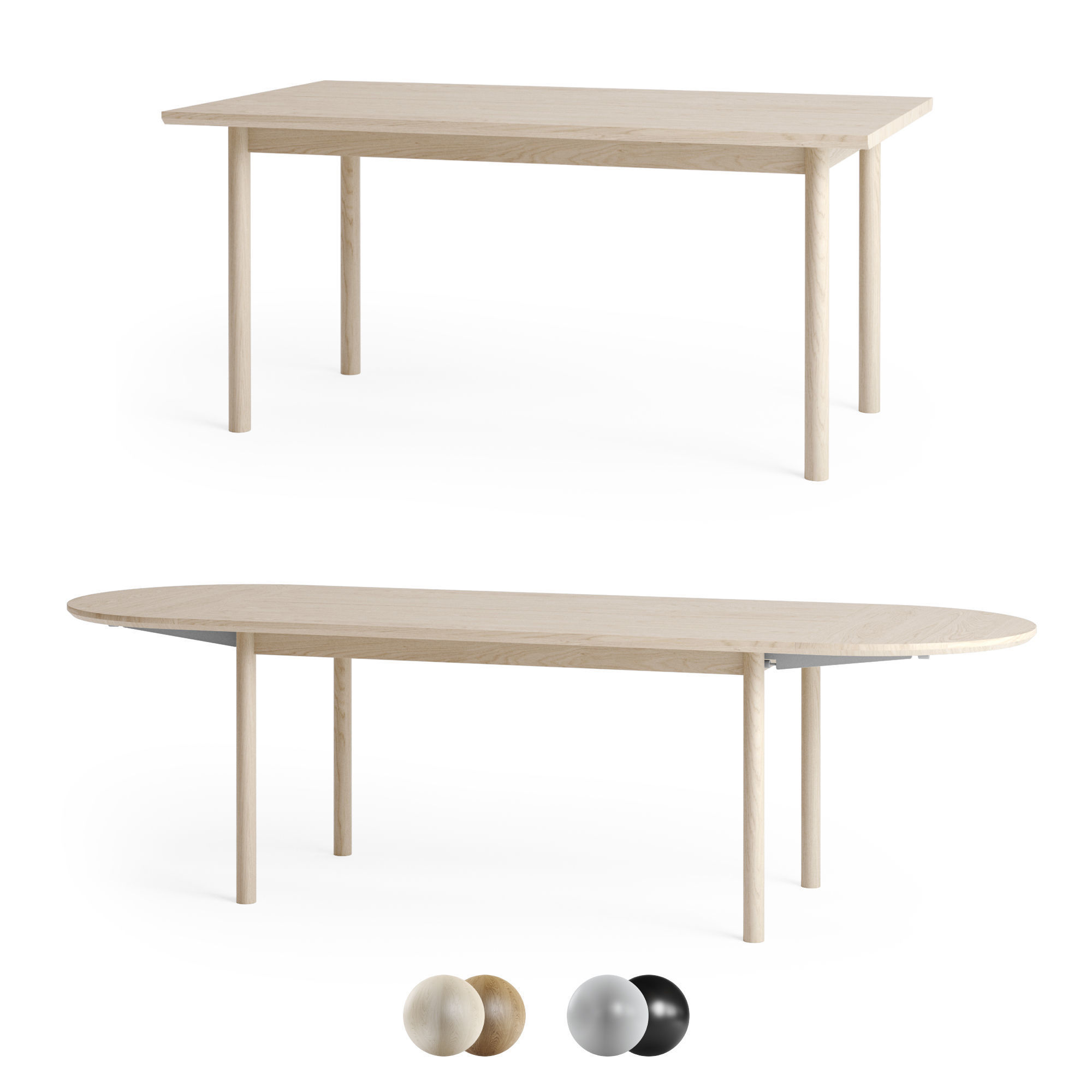 Bolia Dining Table Track1 3D model_2