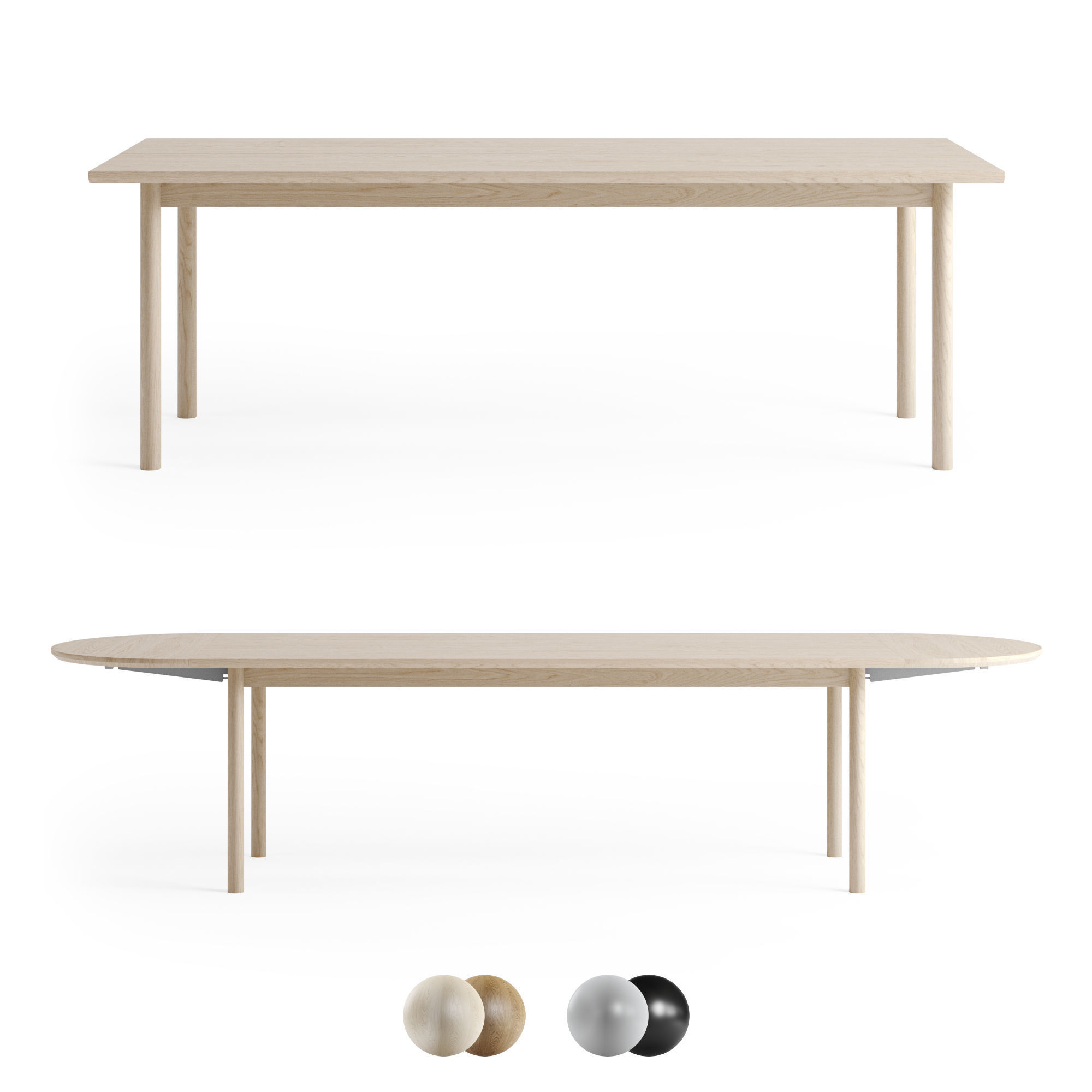 Bolia Dining Table Track1 3D model_8