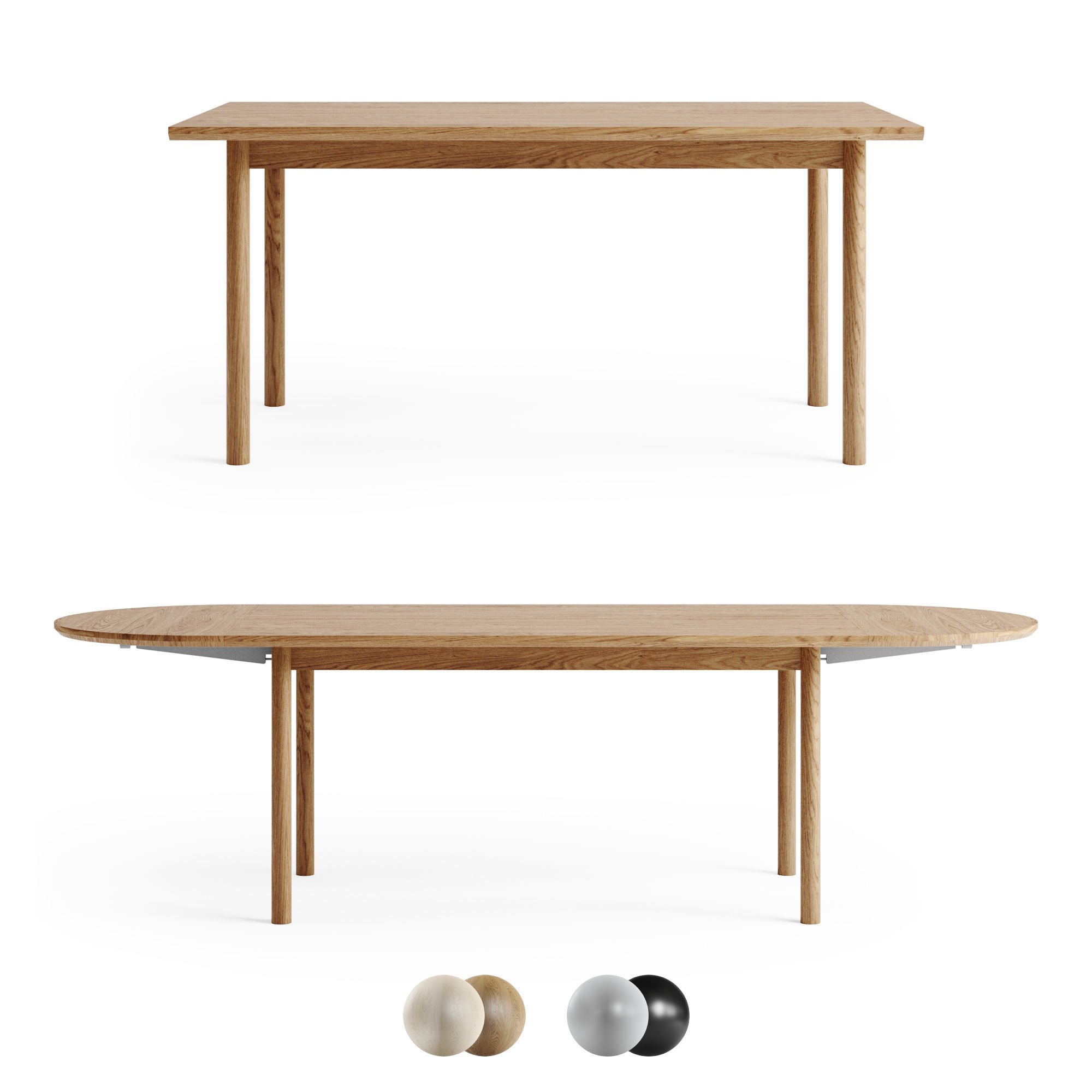 Bolia Dining Table Track1 3D model_5