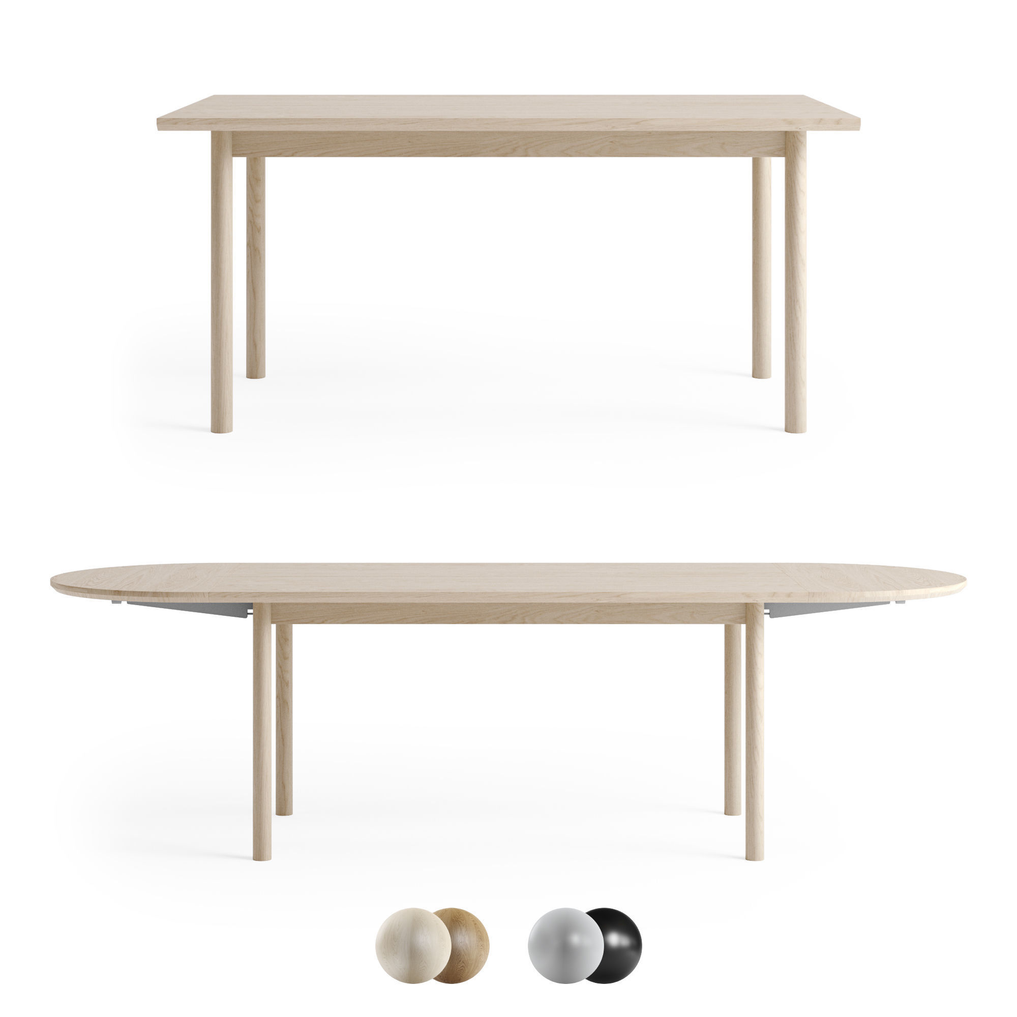 Bolia Dining Table Track1 3D model_6