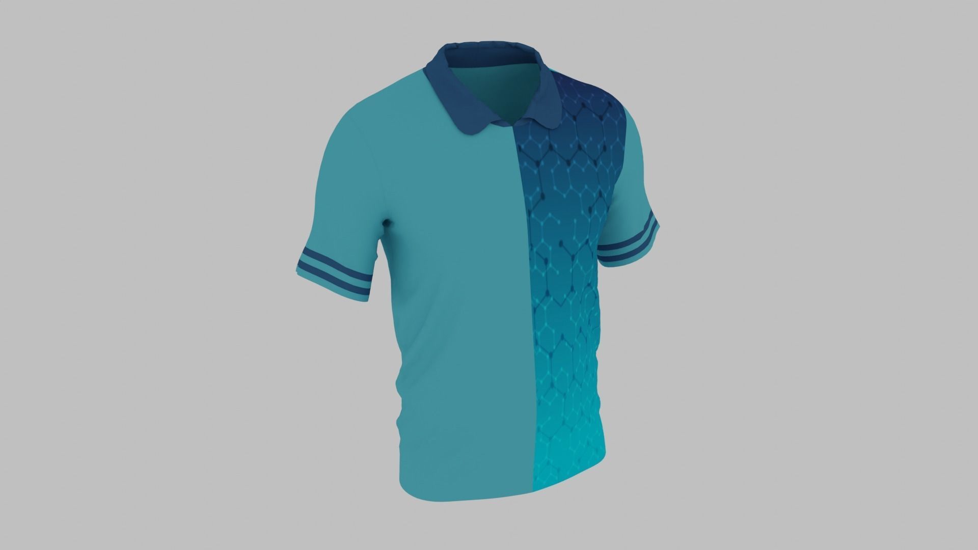 T-shirt Low-poly 3D model_1