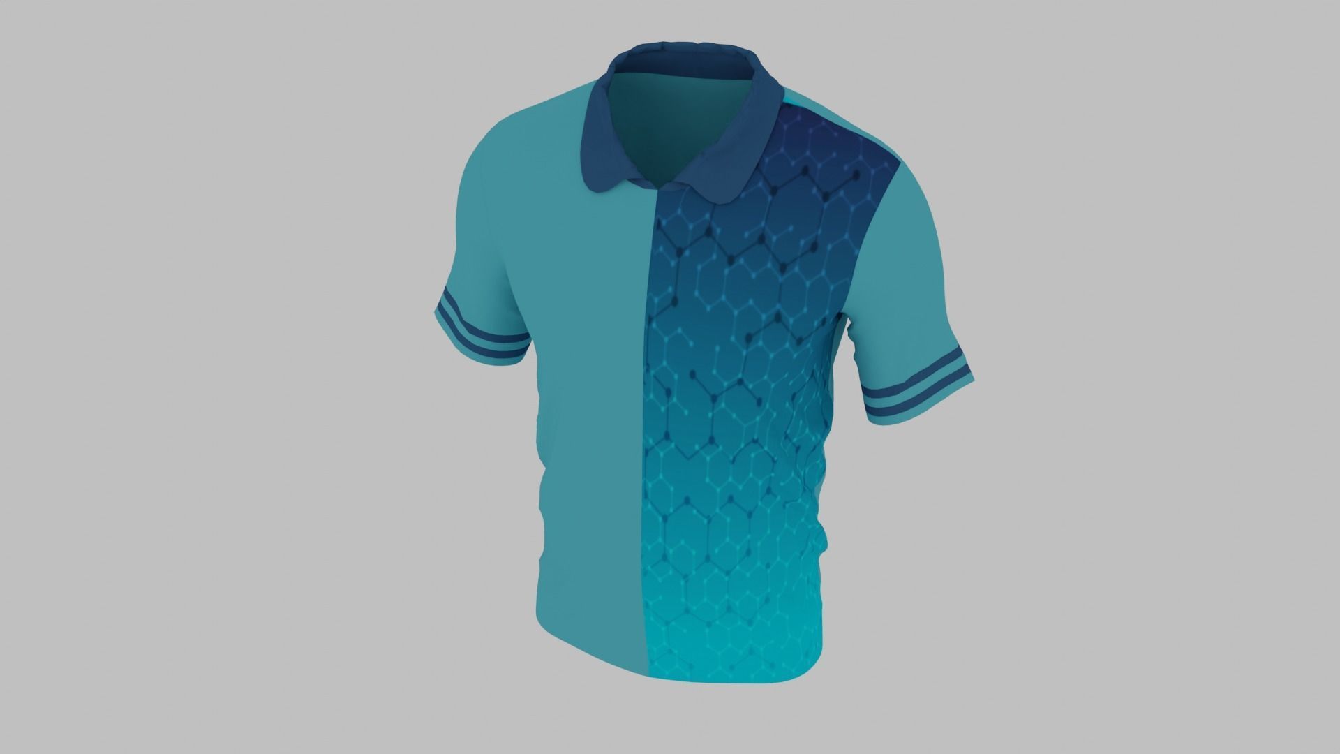 T-shirt Low-poly 3D model_7