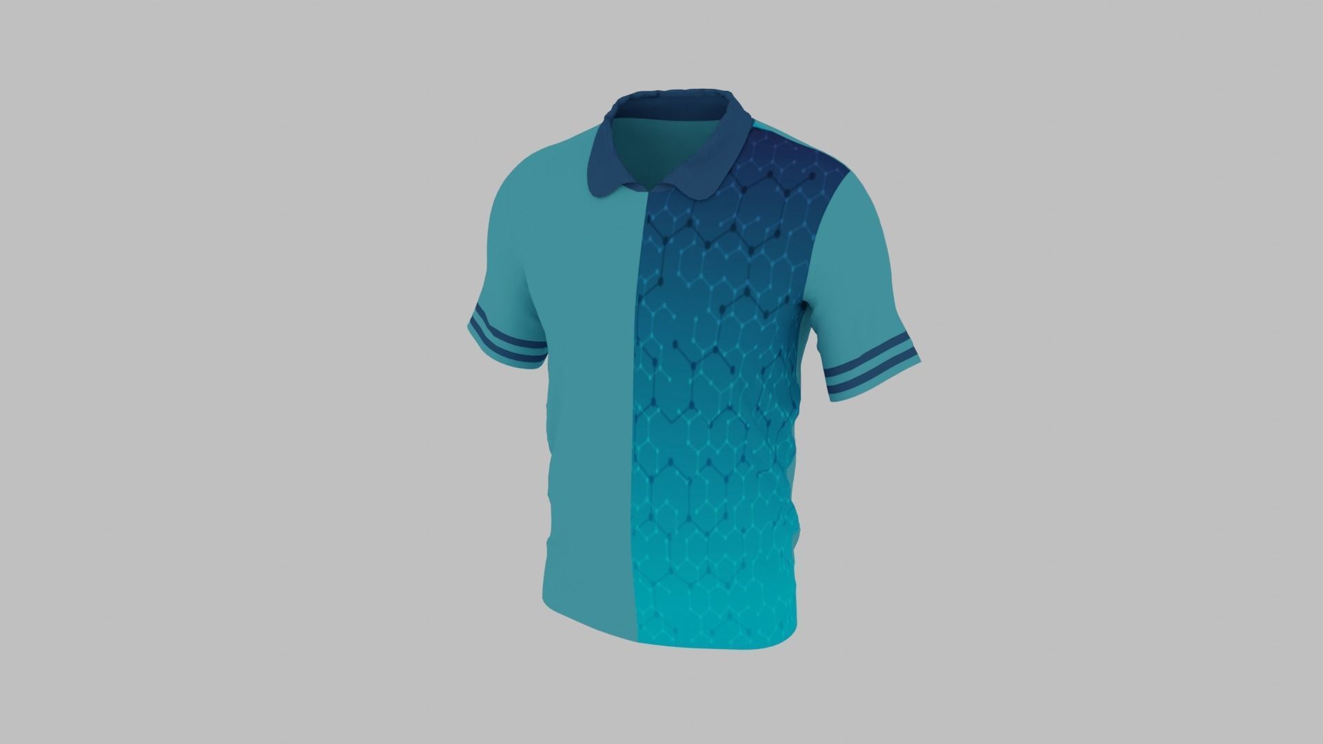 T-shirt Low-poly 3D model_2