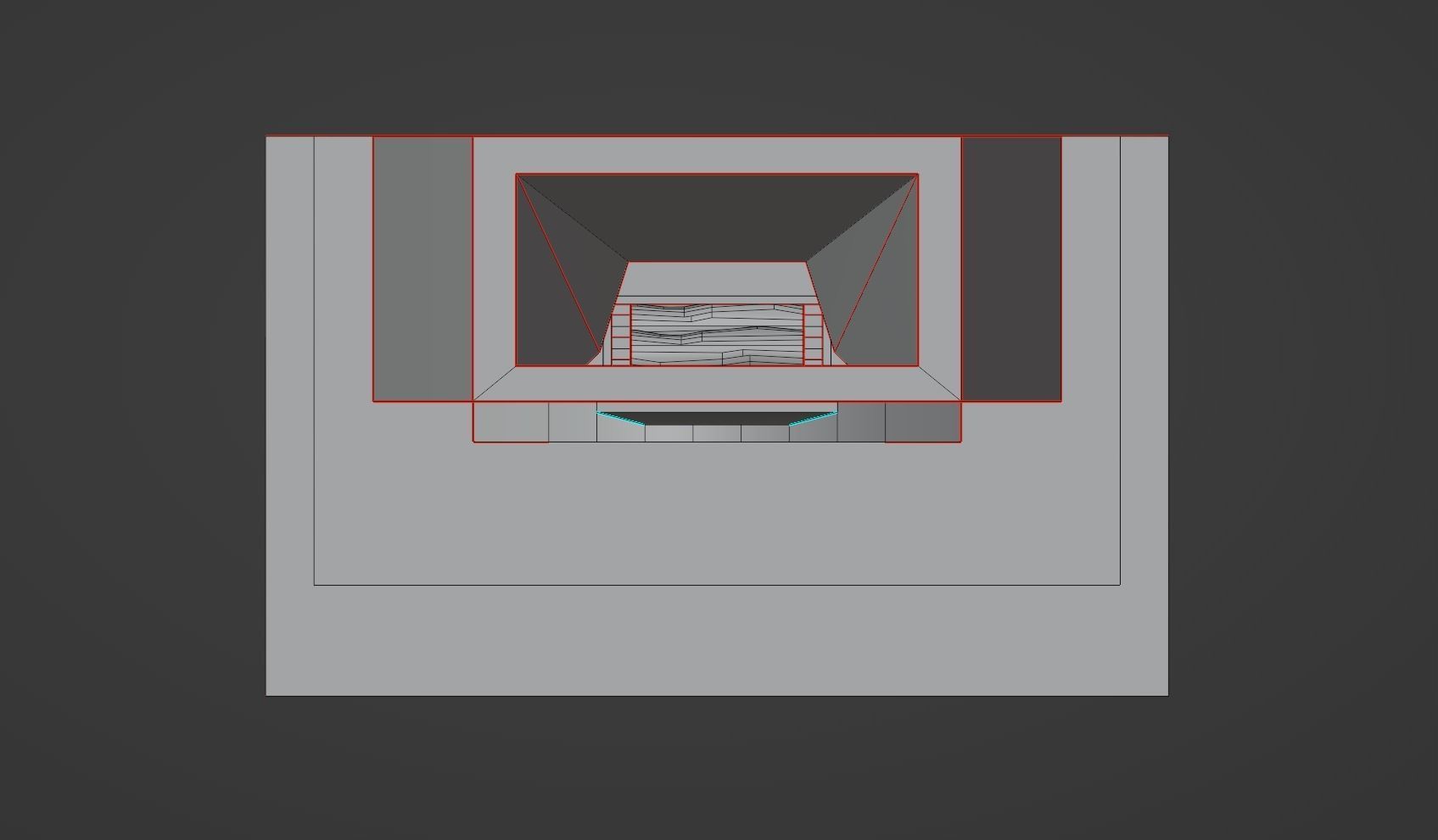 Inglenook Fireplace Low-poly 3D model_14