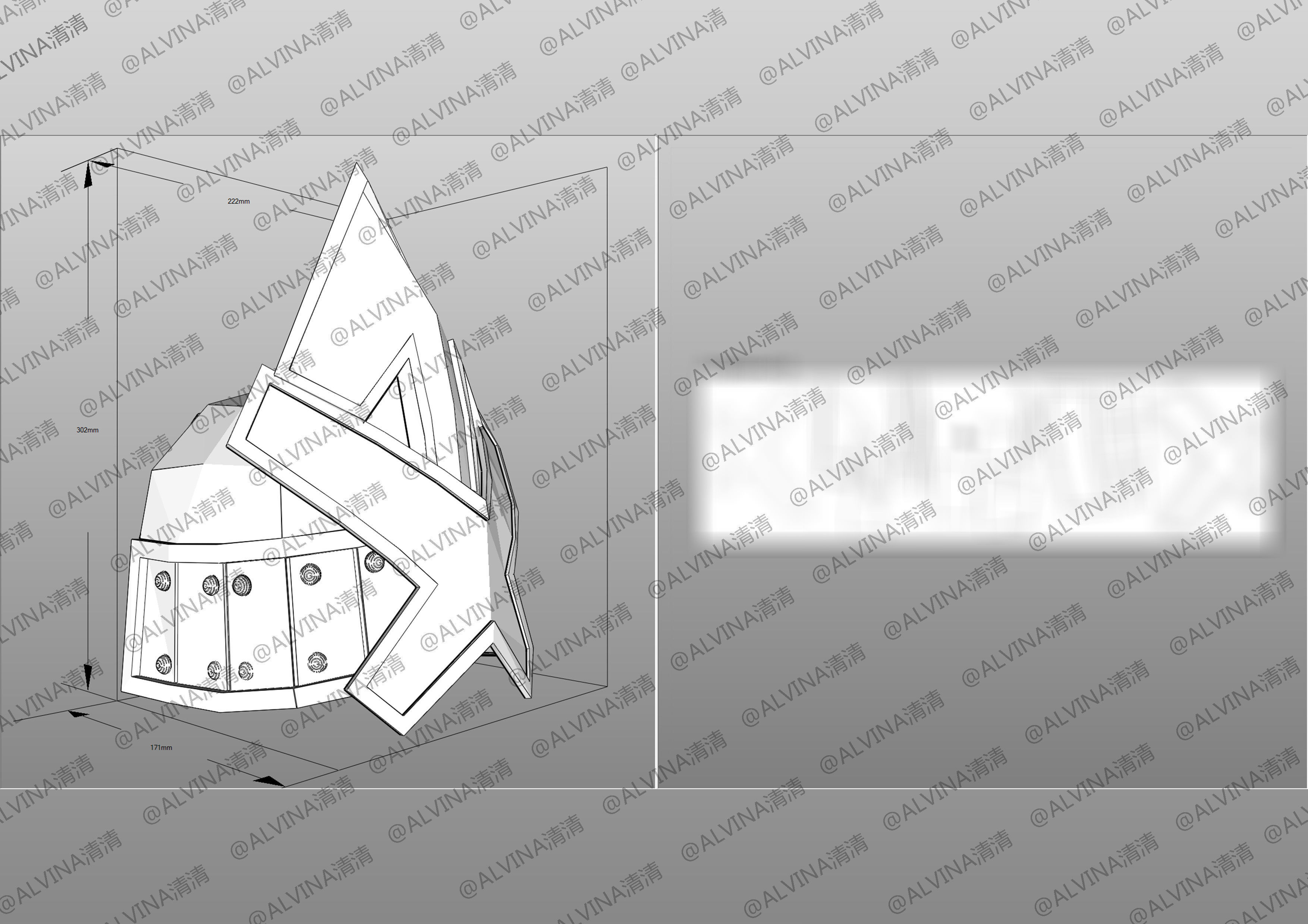 3D model Armor Hero-Tortore ormor Armor - DIY Cosplay Pepakura Foam VR ...