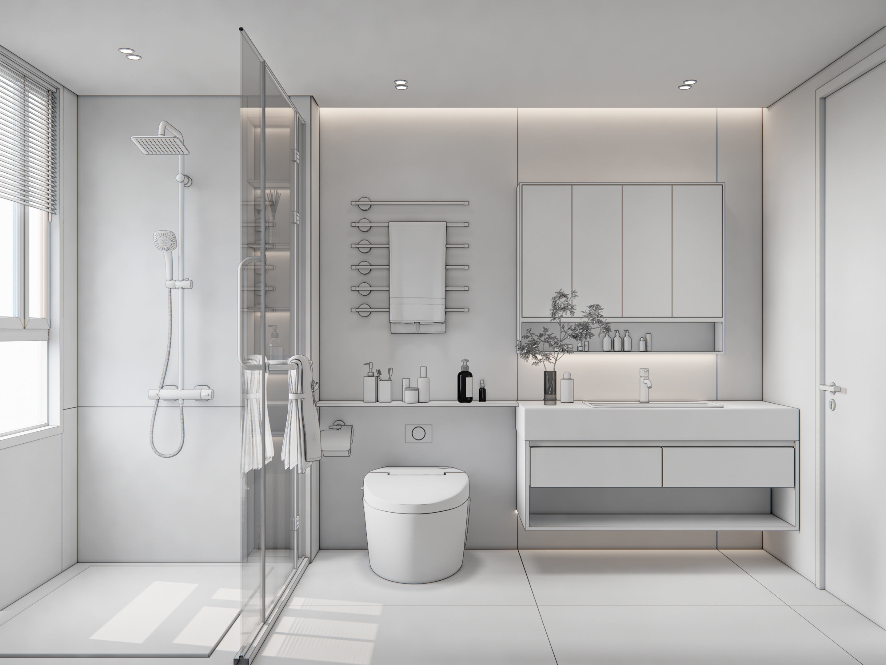 Bathroom 15 3D model_22