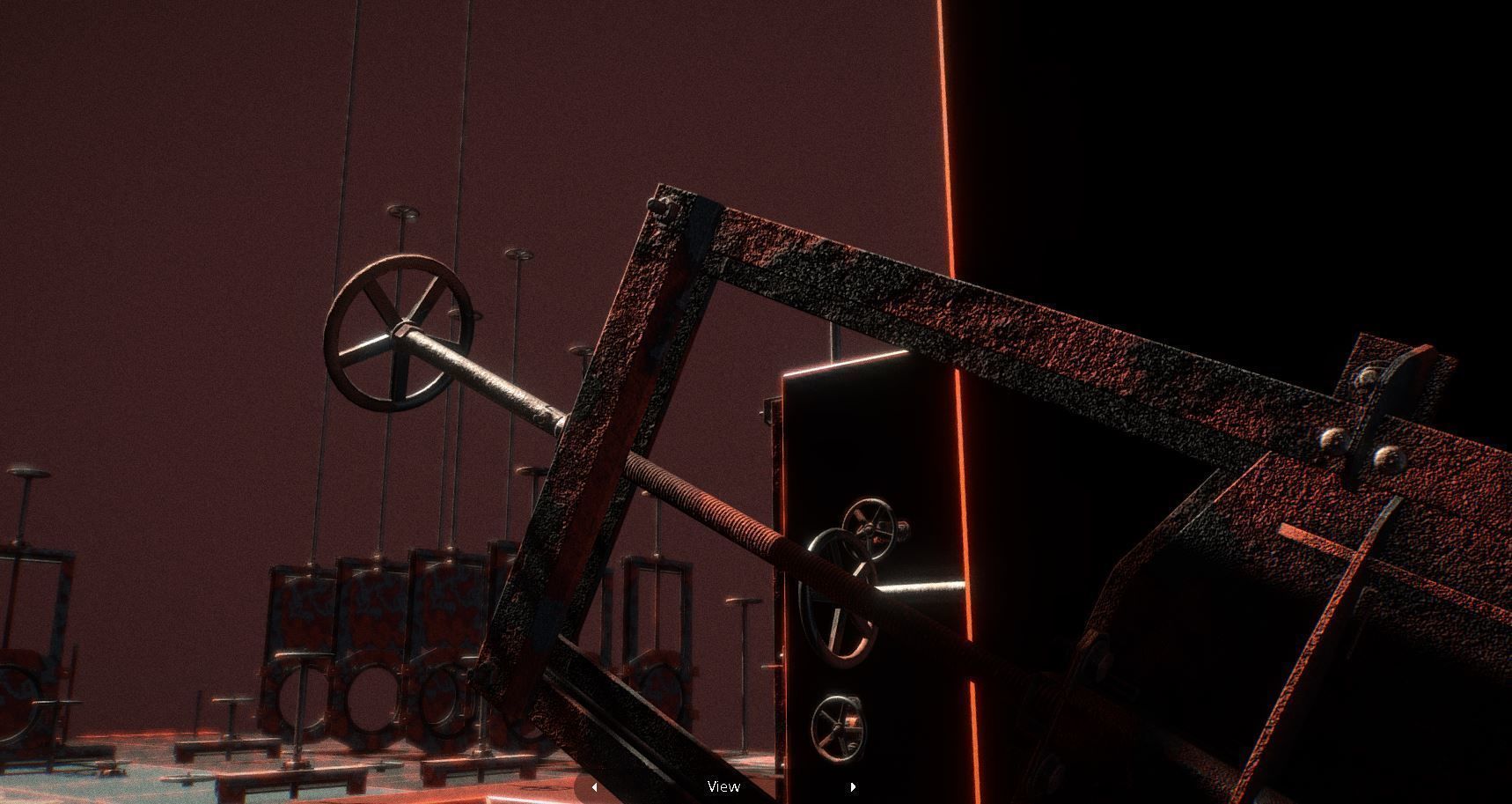 Spindle Gate Valve - Rusty and Basic Version 3D Model Collection_14