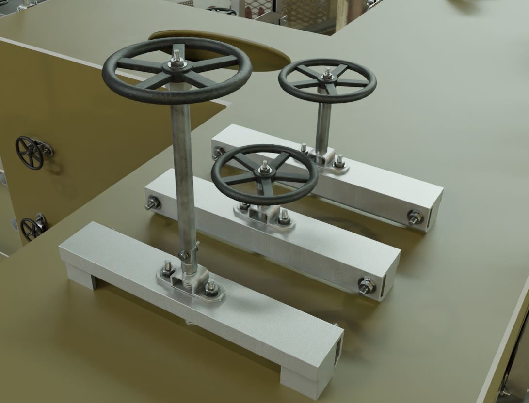 Spindle Gate Valve - Rusty and Basic Version 3D Model Collection_77