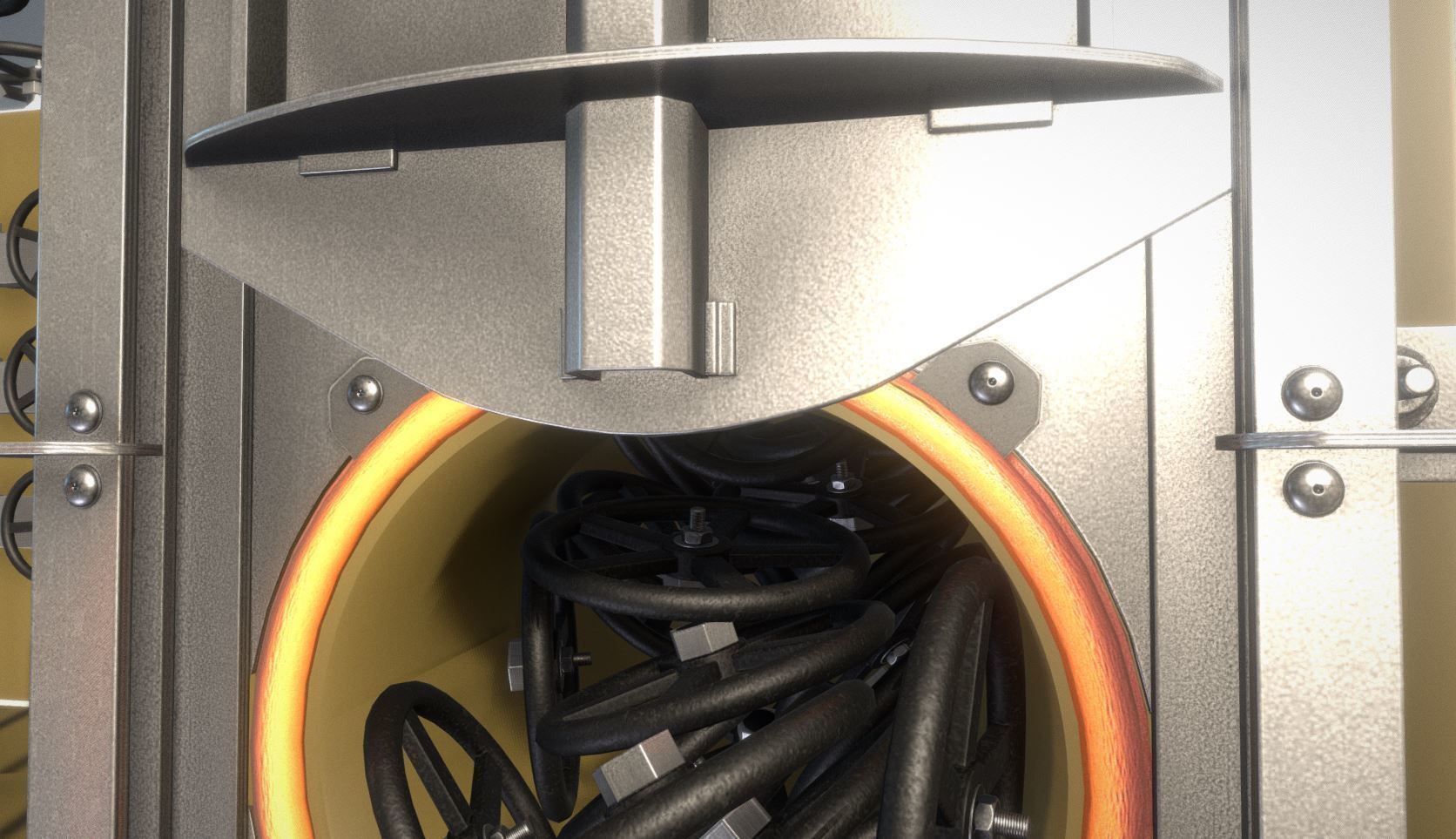 Spindle Gate Valve - Rusty and Basic Version 3D Model Collection_80