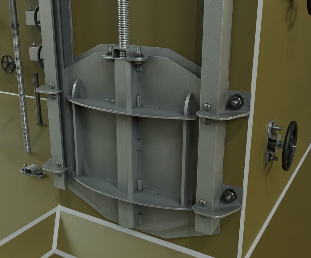 Spindle Gate Valve - Rusty and Basic Version 3D Model Collection_61