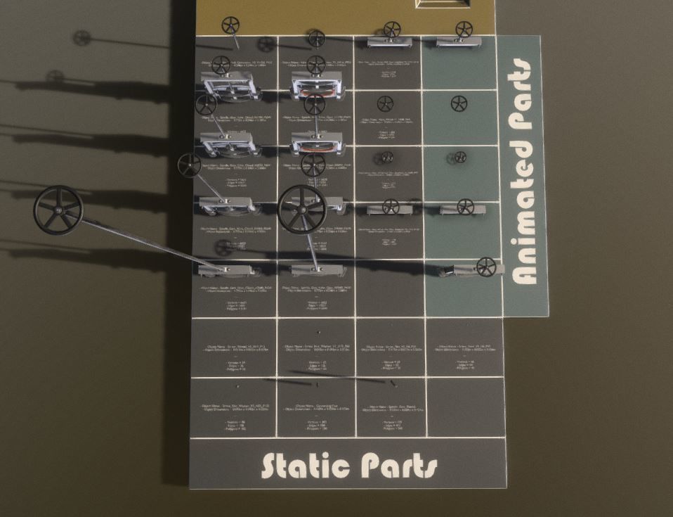 Spindle Gate Valve - Rusty and Basic Version 3D Model Collection_56