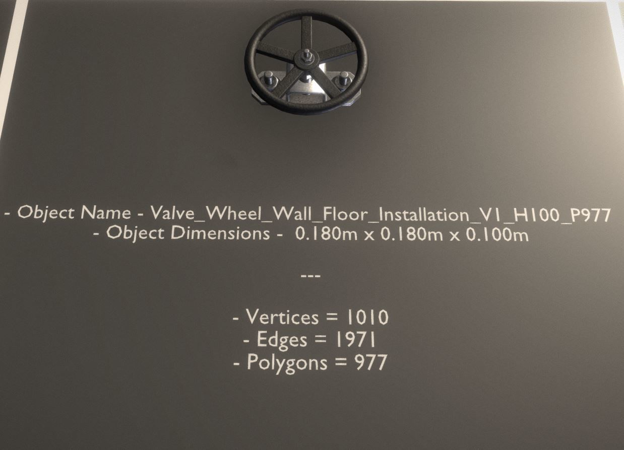 Spindle Gate Valve - Rusty and Basic Version 3D Model Collection_55