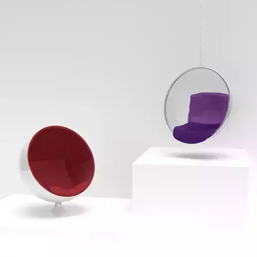 Ball Chair and BUBBLE  