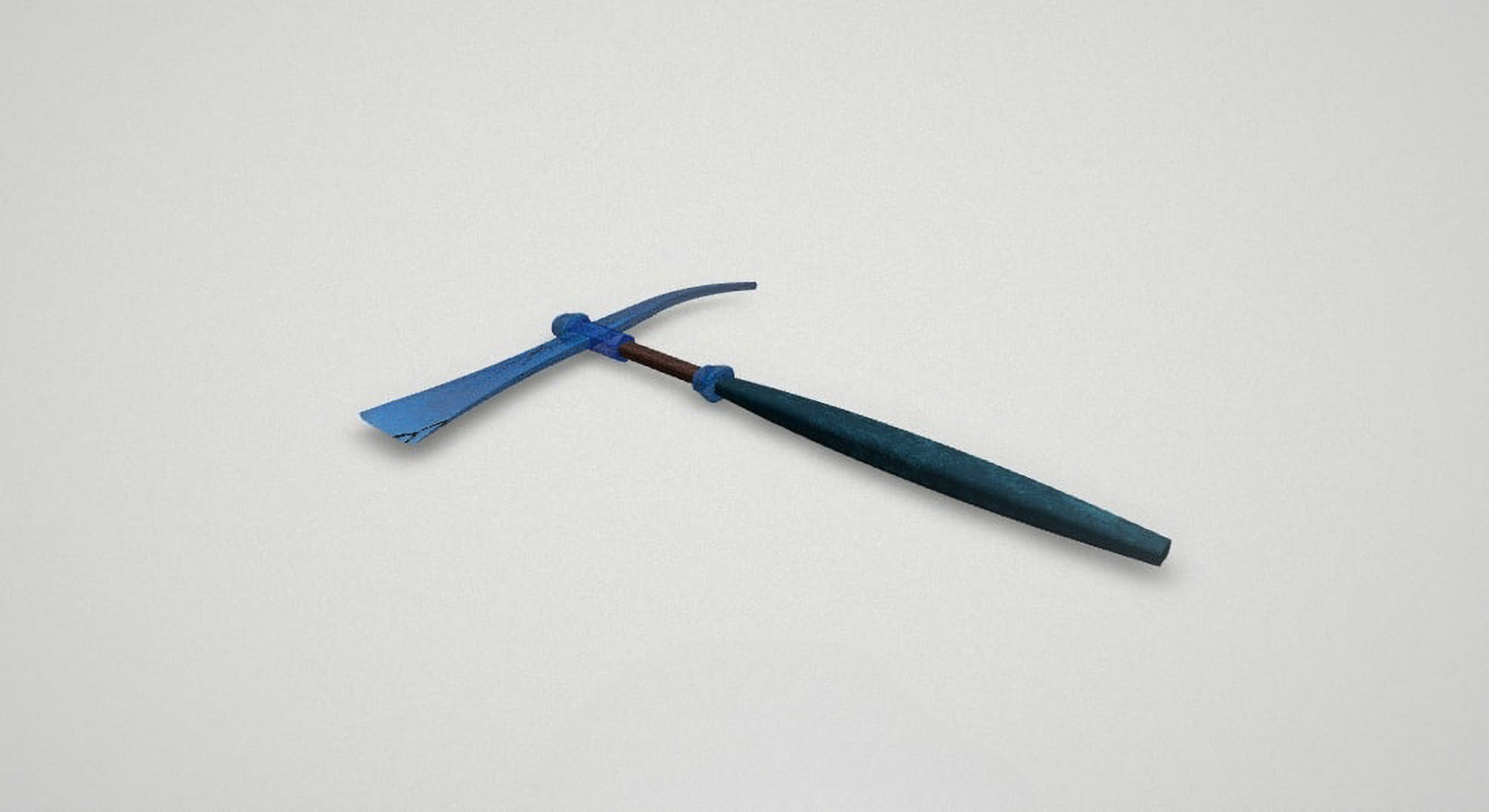 Game asset Stealthy Icebound Warriors Axe 3D model_6