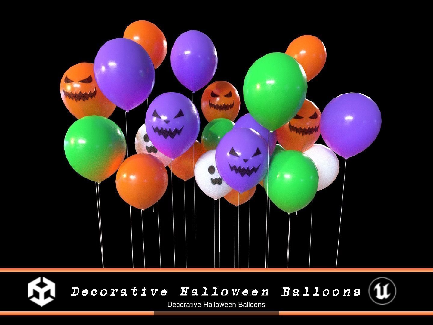 Halloween Decoration Pack 3D Model Collection_28