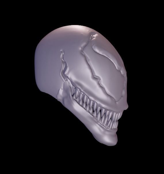 MCFARLANES VENOM HEAD - FOR MCFARLANES CUSTOM AND MARVEL LEGENDS 3D print model_3