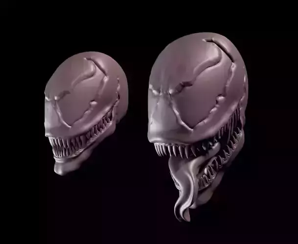 MCFARLANES VENOM HEAD - FOR MCFARLANES CUSTOM AND MARVEL LEGENDS 3D print model