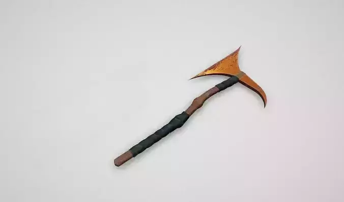 Game asset Battle-Worn Orange-Head Axe