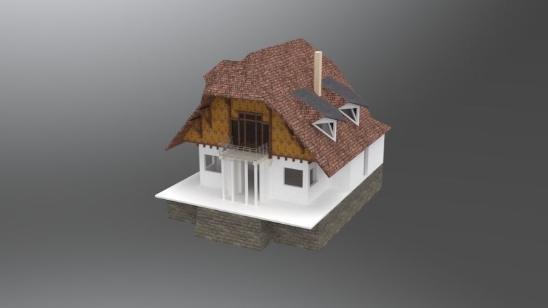 Le Corbusier Villa Fallet  3D model_7
