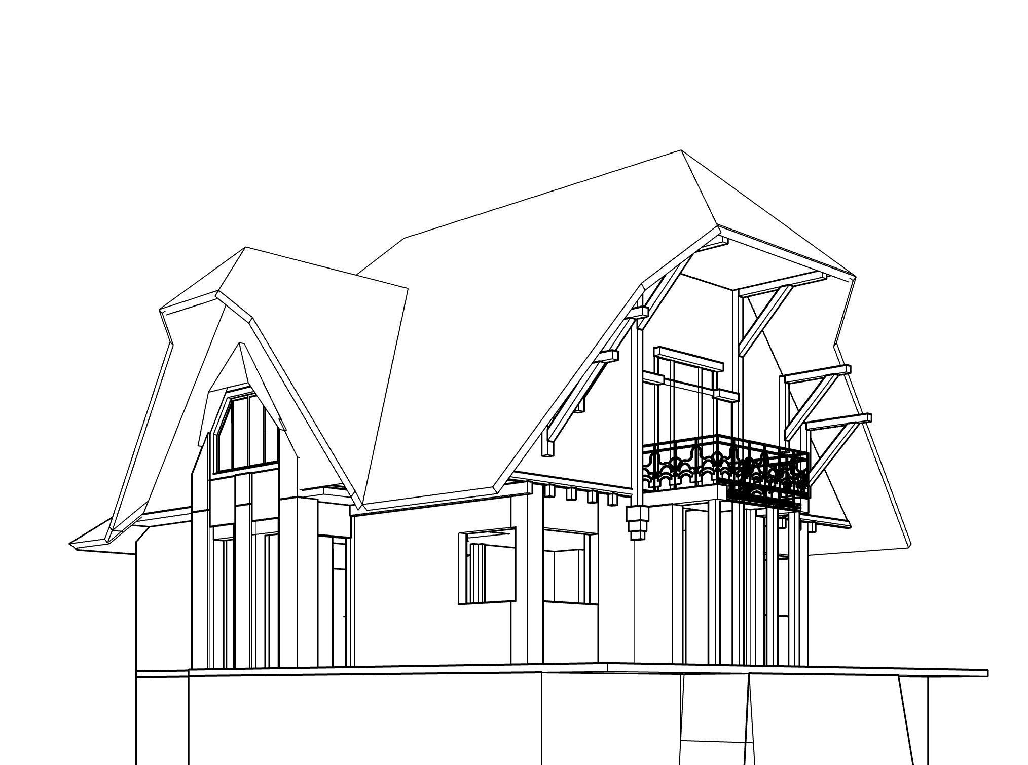 Le Corbusier Villa Fallet  3D model_9