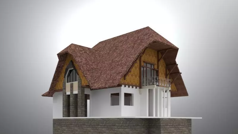 Le Corbusier Villa Fallet  3D model_0